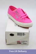 Superga Trainers, Neon Pink, UK 4.5