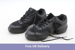 Capezio Dansneaker Low Top, Black, UK 5.5, No Box