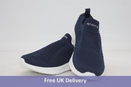 Sixteen pairs of HKR Women's Mesh Non Slip Walking Shoes, Navy, UK 5.5