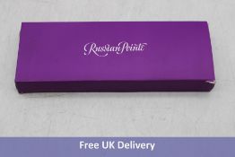 Four Russian Pointe Vivante Stretch Canvas Ballet Slippers, Pink, Size M