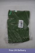 United Colours Of Benetton Women's Stretch Velvet Chinos, Green, Size 48