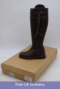 Penelope Chilvers Woman's Long Tassel Leather Boots, Conker, Size 35