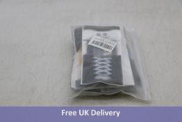 Eight Elastic No Tie Shoelaces with Metal Buckles to include 2x Yellow, 2x Black, 2x White, 2x Blue