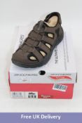 Skechers Men's Arch Fit Motley SD Verlander Sandals, Chocolate, UK 8.5. Box damaged