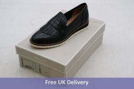Tamaris Women's Rubber Sole Loafers, Black Snake, EU 41