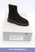 Legres Women's College Suede Ankle Boots, Brown, Size 38. Box damaged