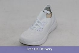 Eighteen HKR White Mesh Trainers, UK 5.5