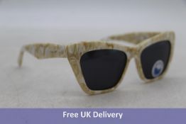 Twelve Free People Olive Polarized Sunglasses