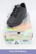Skechers Woman's UNO 2 Air Around You Trainers, Black, UK 6. Box damaged
