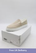 E.T.Q Amesterdam Men's LS-01 Suede Loafers, Sand Court White, UK 12