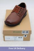 Comfort, P-3701, Laced Shoes, Cognac Tan, UK 6.5