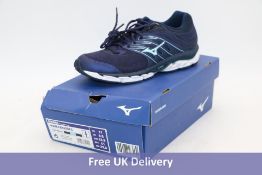 Mizumo Women's Wave Paradox 5 Running Trainers, Navy Baby Blue, UK 8.5. Box damaged