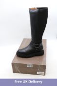 Duo Women's Mabel Knee High Leather Boots, Black, UK 6