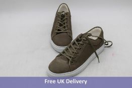 ETG Amsterdam Trainers, Shades Desert Taupe, Nubuck Leather, UK 8, No Box