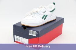 Reebok Royal Prime 2.0 Trainer, White/Green, Size UK 5