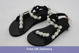 Arizona Love Trekky Pearl Sandals, Black, EU 39