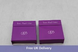 Five Russian Pointe Lite Toe Pads, Light Pink, Size XL