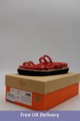 Castaner Women's Zimba/SS20007 Granada Flat Sandals, Coral, UK 4.5