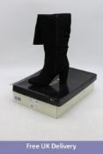 Kurt Gelger Women's Synthetic High Leg Boots, Black, Size 38. Box damaged