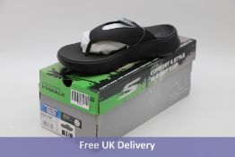 Skechers Go Walk Flex Vallejo Sandals, Black, UK 9