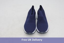 Three HKR Womens Trainers with Memory Foam, Navy Blue, UK 5