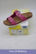 Scholl Flippa Fuchsia Sandal ,Pink, UK 8