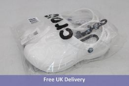 Crocs Women's Bistro Anti-Slip Work Clogs, White, UK 4