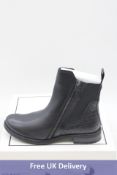 Bagatt Black Zipper Boots, UK 3