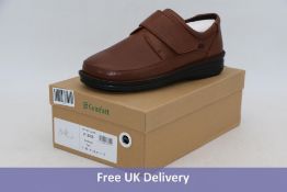G-Comfort Men's P-3708 Shoes, Cognac, UK 9. Box damaged