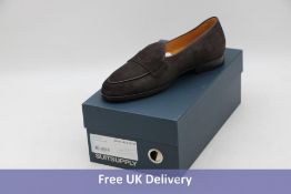 Suitsupply Penny Loafers, Brown, Size 48