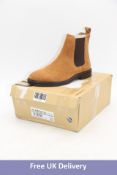 Schuh Dante Suede Chelsea Boots, Tan, UK 7. Box damaged