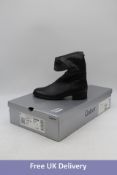Gabor Extra Slim Calf Leather Boots, Black, UK 7, GAB30576
