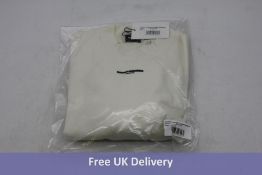 Four Ambience Support Humankind Cropped Sweatshirt, White, UK M