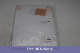 Five McLaren RP Woman's Team T-Shirts, White/Orange, UK S