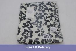 Three Fabienne Chapot Archana Sleeve Short Dresses With Floral Print, Cream/Black, Size 36