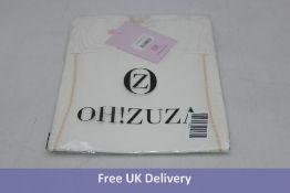 Oh!Zuza Classic Chemise Lace Night Dress, White, UK XL