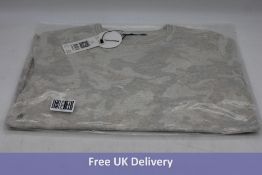 Oui Ecru Casual Fit Women's Pull Over Jumper, Cream, EU 40