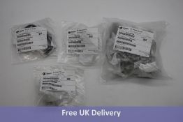 Seven Ganter Norm Stainless Steel Star Knobs, Gn 5334-50/60-M10/M12-40, Silver