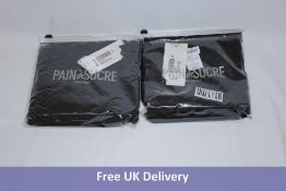 Two Pain De Sucre Gilda 80 Noir Long Sleeved Tops, Black to include 1x Size S, 1x Size M