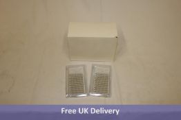 Six Pre-Made short Stem Narrow Fan Lashes, 0.10 C-11mm, 10 Pack