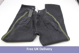 Oneteaspoon Worn BLK Stwalker Jean, Worn Black, Size 24