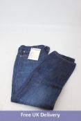 Home Cotton Twisted Seam Denim Dark Blue 26/30
