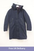 Krakatau Women's Mercury Coat, Navy, Size S