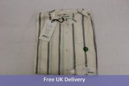 Four Lollys Laundry Ralph Shirts, Stripe to include 1x Size XS, 1x Size S, 1x Size M, 1x Size L