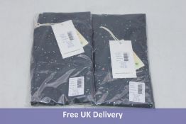 Two Moonchild Yoga Wear Printed Women's Leggings, Wood Stock , UK XS