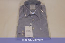 Twenty-one Smyth & Gibson Slim Fit Shirts, Blue Semi, Size 16