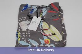 Five Foil Peasant Conversation Top, Palm Border, 2x Size 10, 2x Size 12, 1x Size 8