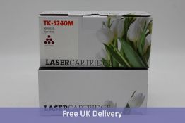 Two Cyocera Laser Toner Cartridges, Magenta, TK-5240M