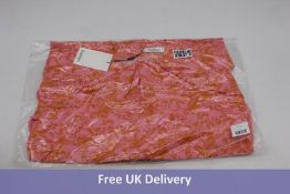 Rodebjer Polini Short Dress Cherry Blossom, Pink/Orange, XS