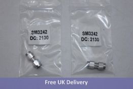 Fairways Microwave Male Plug to 2.92mm Adapter, Pack Of 2